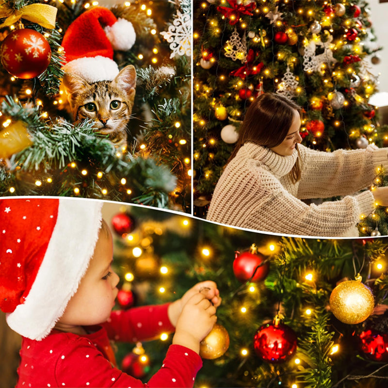 Rebolet | Weihnachtsbaum Wasserfalllichter mit Ring