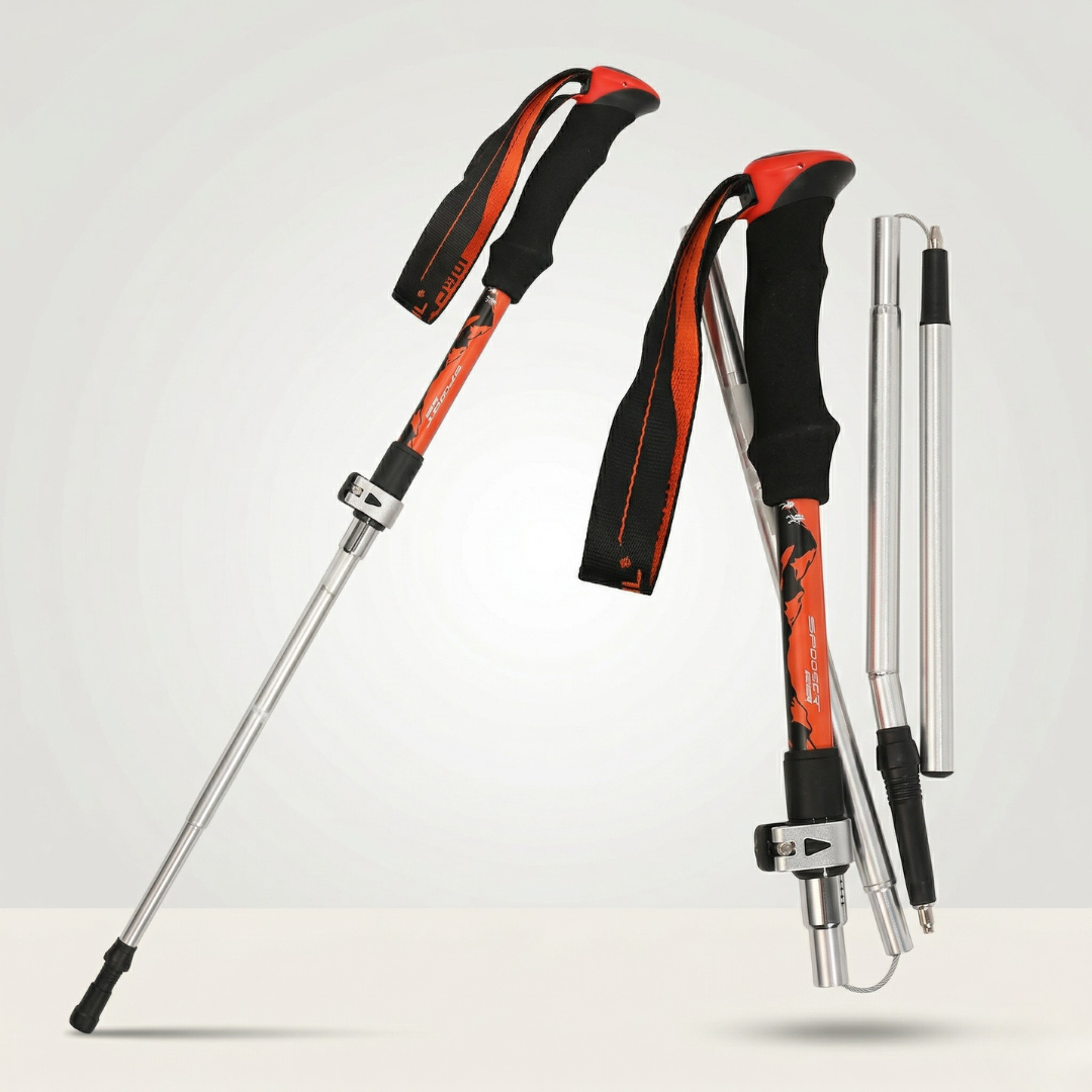 | Faltbare Nordic-Walking-Stöcke für Stabilität