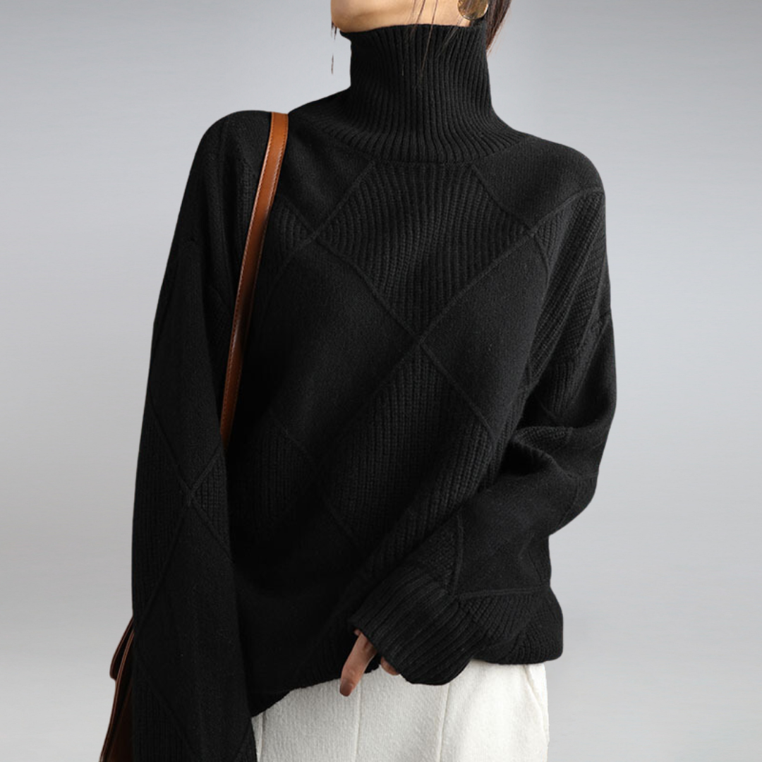 Rebolet | Kuscheliger Kaschmir Damen Rollkragenpullover