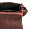 Leather Lane 'Katy' Handtasche Echtes Leder Vintage Umhängetasche für Damen Schultertasche Freizeittasche Retro Design Ledertasche Naturleder Braun