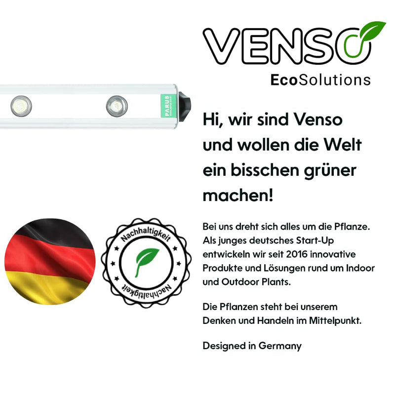 Venso EcoSolutions Pflanzenlicht Spotleiste Lichtleiste Wall 120cm, 60W, 120° (8018503530)