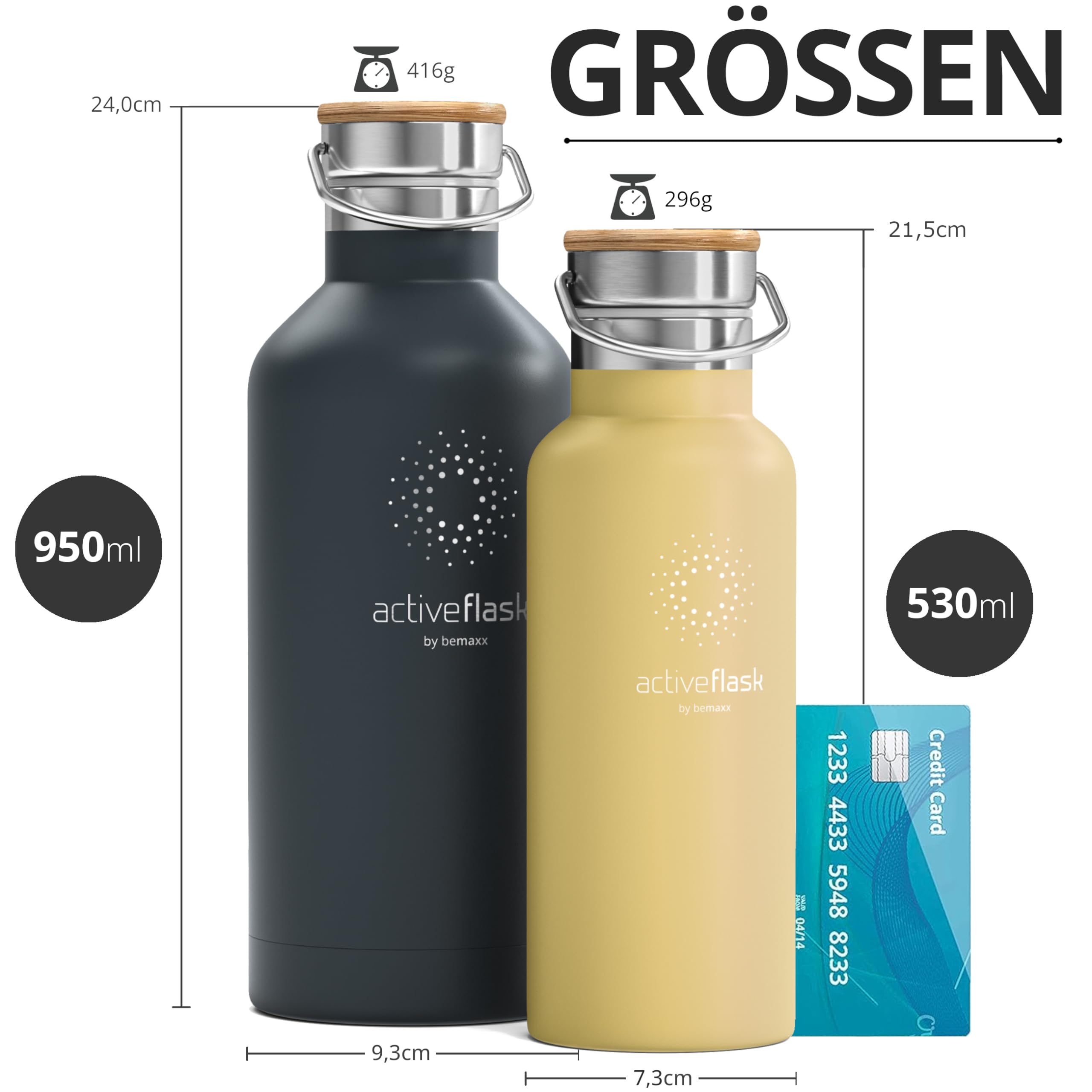 Trinkflasche Edelstahl mit Strohhalm, Infuser + 3 Deckel: BPA-frei, Auslaufsicher, Kohlensäure geeignet - Wasserflasche Fahrrad Thermosflasche Isoliert Isolierflasche Sport Wasser Flasche Kinder Tee