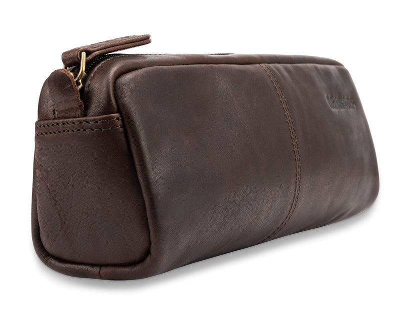 LEABAGS Athens - Cow Dark Brown Hunter, M