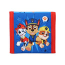 Paw Patrol Teamwork, Geldbörse, Faltbares Portemonnaie aus strapazierfähigem Polyester mit Klettverschluss. Scheinfach, Münzfach mit Reißverschluss, Vadobag VB27598, 10 x 10 cm