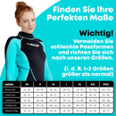 T´SUITS Neoprenanzug Damen [3mm, Lang, 4-Elements] | Tauchen, Schwimmen, Surfen, Kiten, Wasserski, Rafting - Jetzt Größe Wählen (XXXL, Damen Schwarz/Aquamarine)