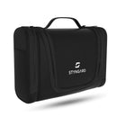 STYNGARD Business Kulturbeutel Herren und Damen zum Aufhängen (schwarz), Kleine Kosmetiktasche Damen und Herren in Premium-Qualität, Kulturbeutel klein Unisex optimiert für Flugzeug-Handgepäck