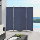 pro.tec Outdoor Trennwand 'Modica' 170 x 215cm - Paravent Sichtschutz Spanische Wand Garten Sandfarben