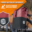 Forrider 3in1 Fahrradtasche für Gepäckträger mit Rucksack Wasserdicht 27L I Gepäckträgertasche Reflektierend I Sattel Tasche fürs Fahrrad