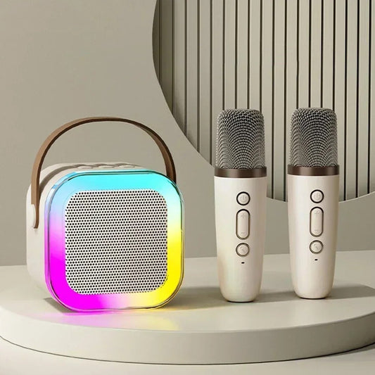 Rebolet | Tragbare Karaoke-Maschine mit 2 Mikrofonen