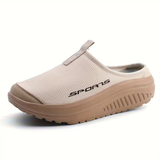 Damen-Komfort-Slip-on-Hausschuhe mit geschlossener Zehenpartie
