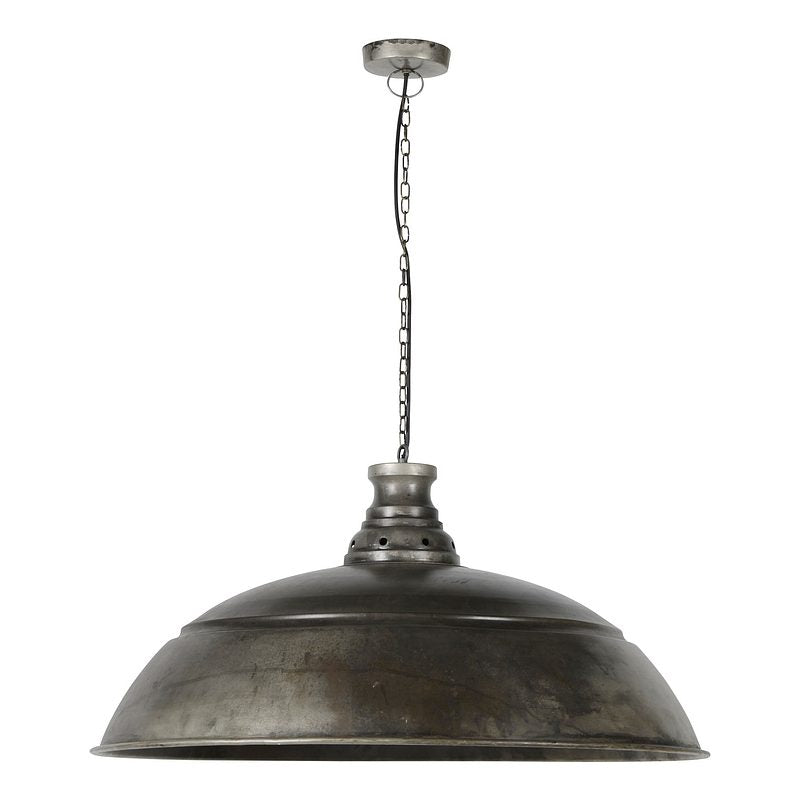 Rubjerg Design Hängeleuchte Industrie 80cm Metall altsilber