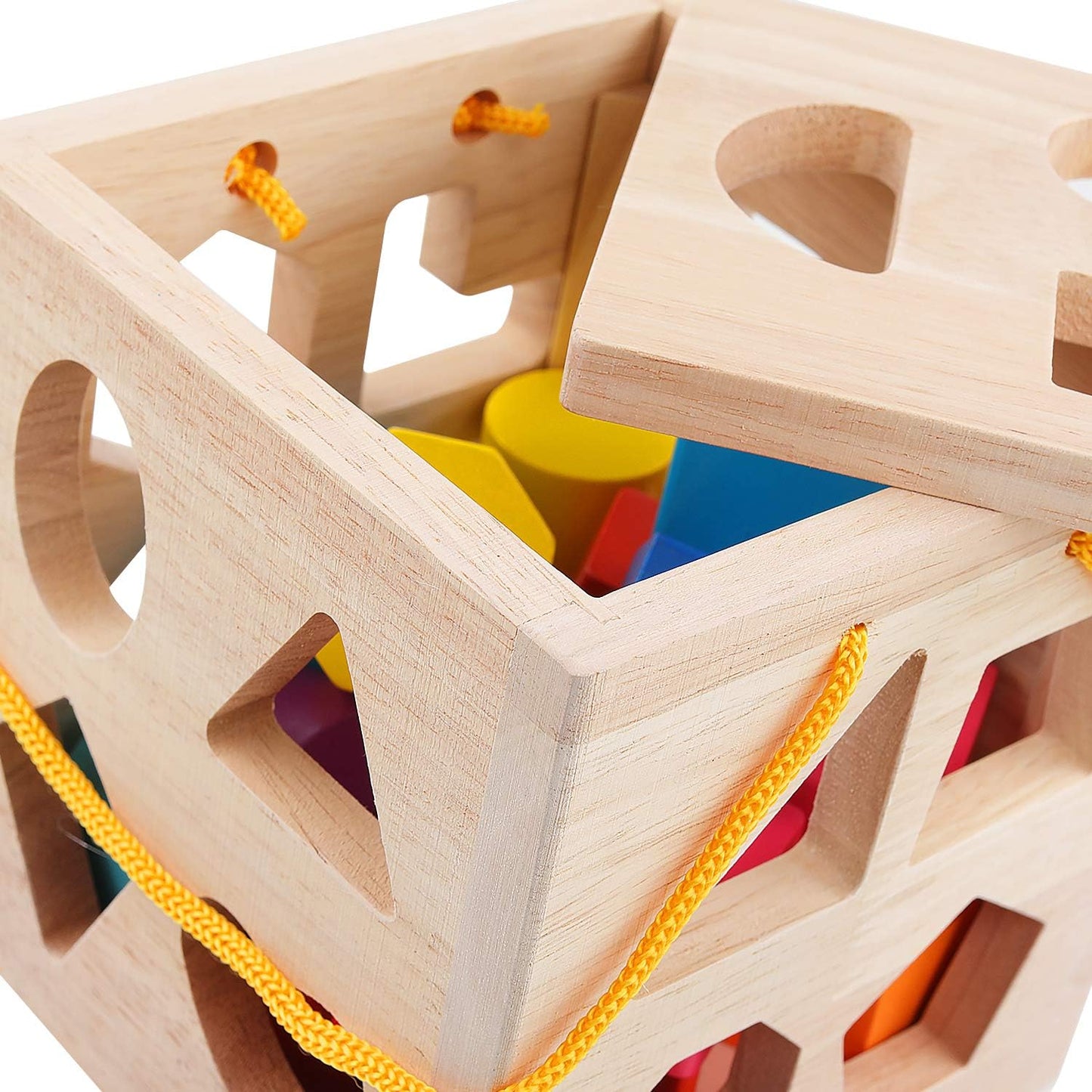 Rebolet | Montessori Formen & Farben Holz Lernwürfel