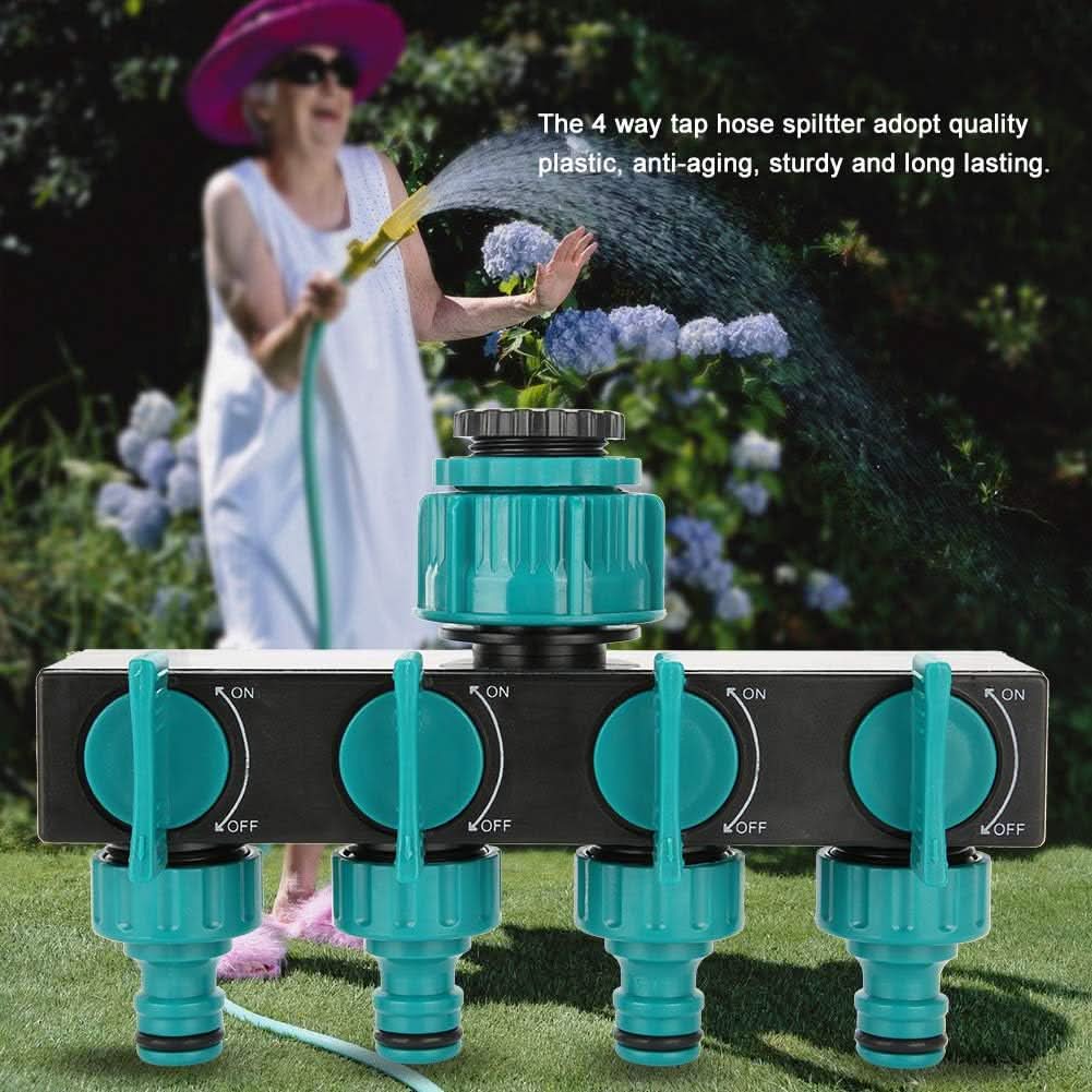 Rebolet | Weg Garten-Schlauchverteiler - Verstellbarer Wasserhahn-Adapter