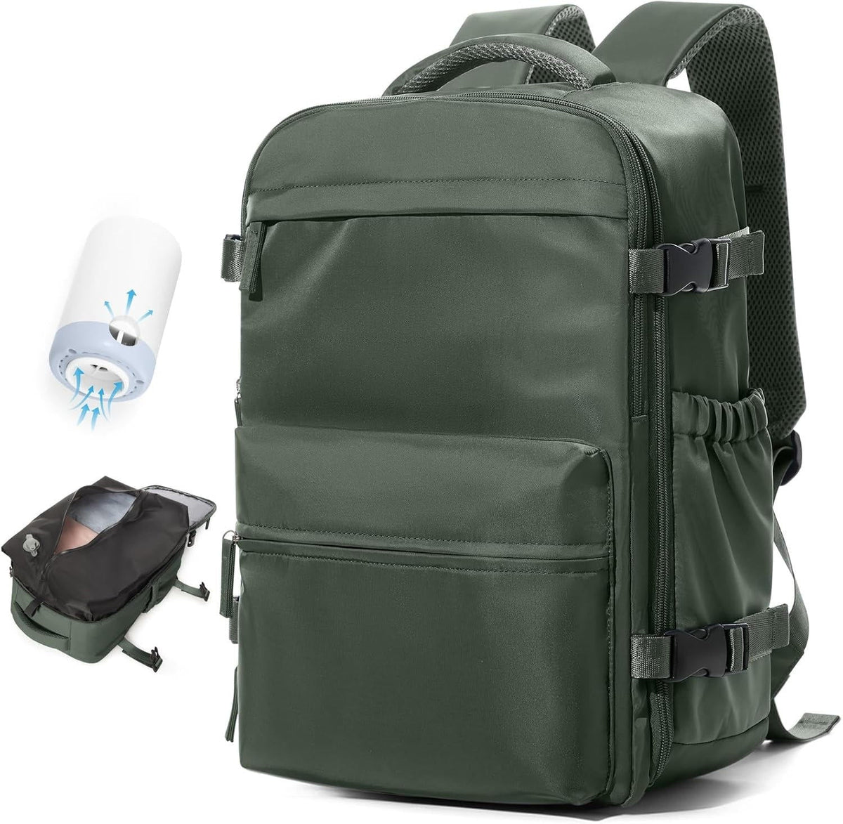 15,6-Zoll-Reiserucksack mit Vakuumkompression
