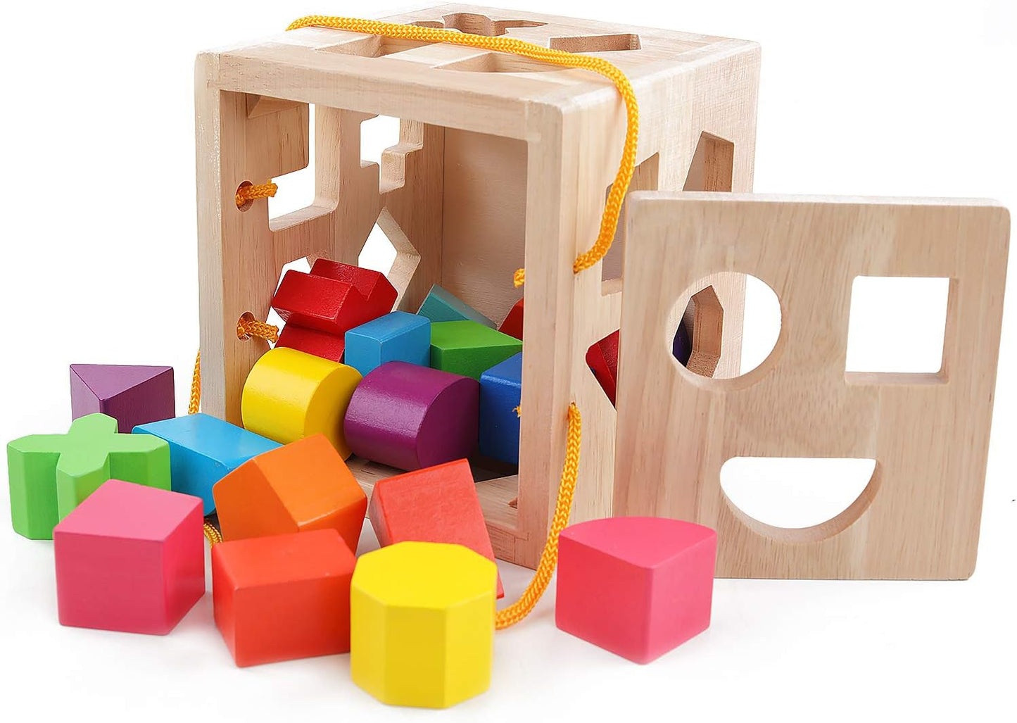 Rebolet | Montessori Formen & Farben Holz Lernwürfel