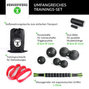 GESUNDWERK Faszienrollen Set - 10-teiliges Faszien Set mit Faszienrolle, Faszienball, Massageroller & Co. für Rücken, Wirbelsäule & Nacken