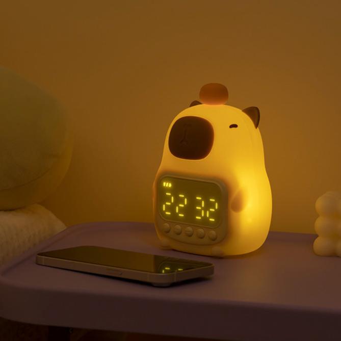 Rebolet| Capybara Begleiter Nachtlampe & Wecker