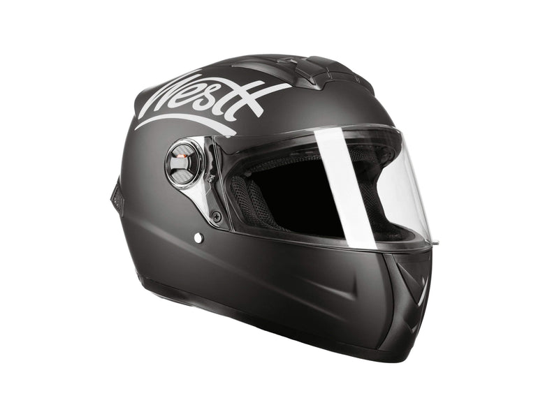 Westt Storm - Integralhelm Motorradhelm in Schwarzmatte · Roller Motorrad ECE