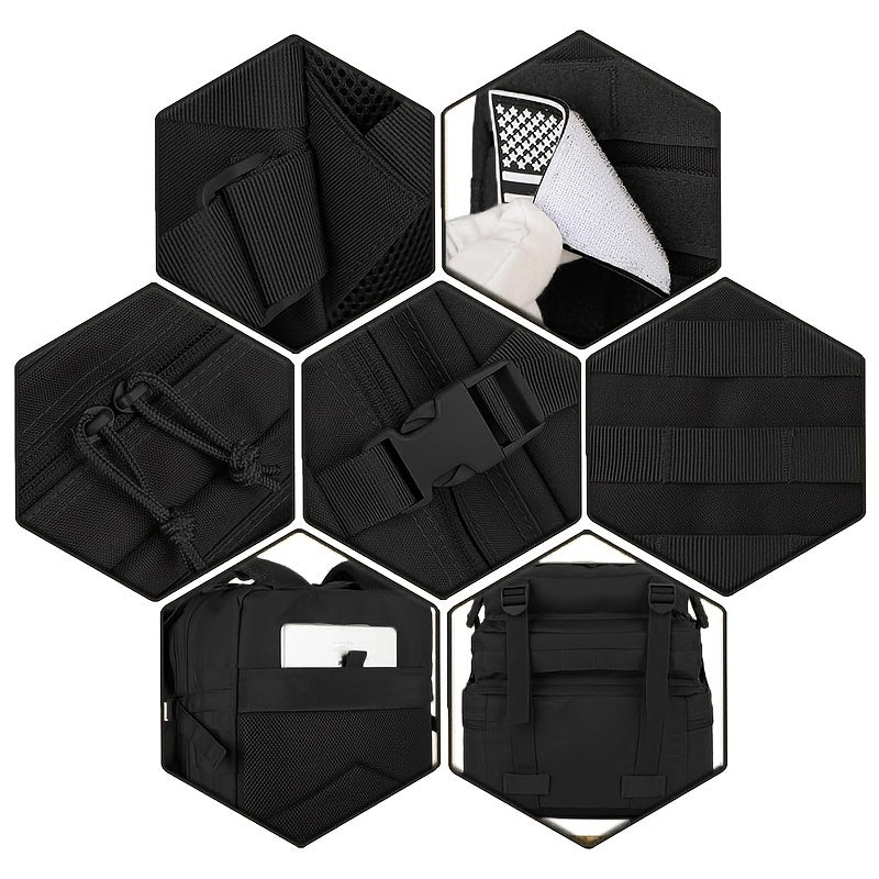 45L Outdoor-Rucksack – geräumig, MOLLE-System