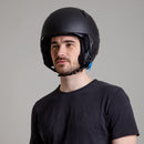 WESTT Rover Jet-Helm I Ersatzvisier I Visier für Motorradhelm I Helm-Visier I Motorrad-Visier I Retro-Helm I Mopedhelm I Roller-Helm I ECE zertifiziert I Einheitsgröße für das Model W-009