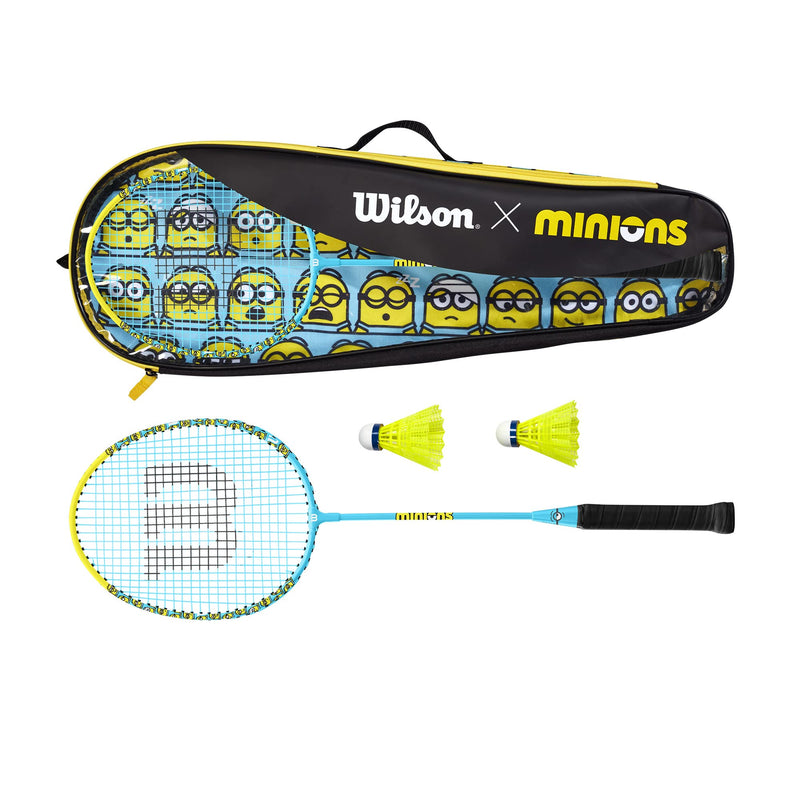 Wilson Unisex – Erwachsene Minions Badminton, Black/Yellow, 2