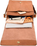 LEABAGS Oxford - Cow Dark Brown Hunter