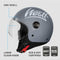 Westt Classic Jethelm mit Visier Motorradhelm Herren Damen Roller Chopper Helm Mopedhelm Retro Mofa Helm Motorrad Pilotenhelm Halbschalenhelm mit ECE DOT Zulassung, weiß glänzend, S (53-54 cm)