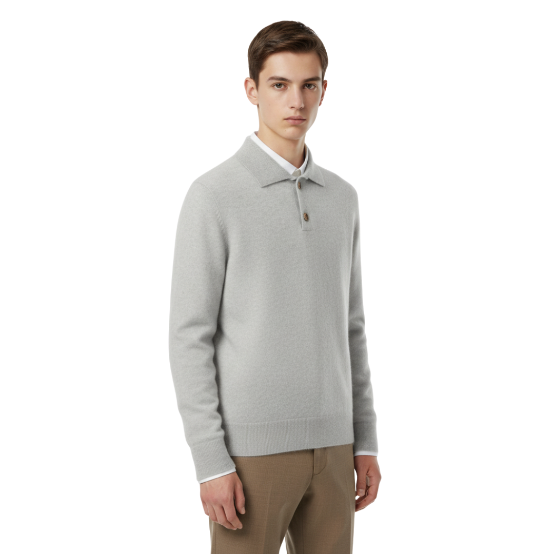 Lumière Polokragen-Pullover