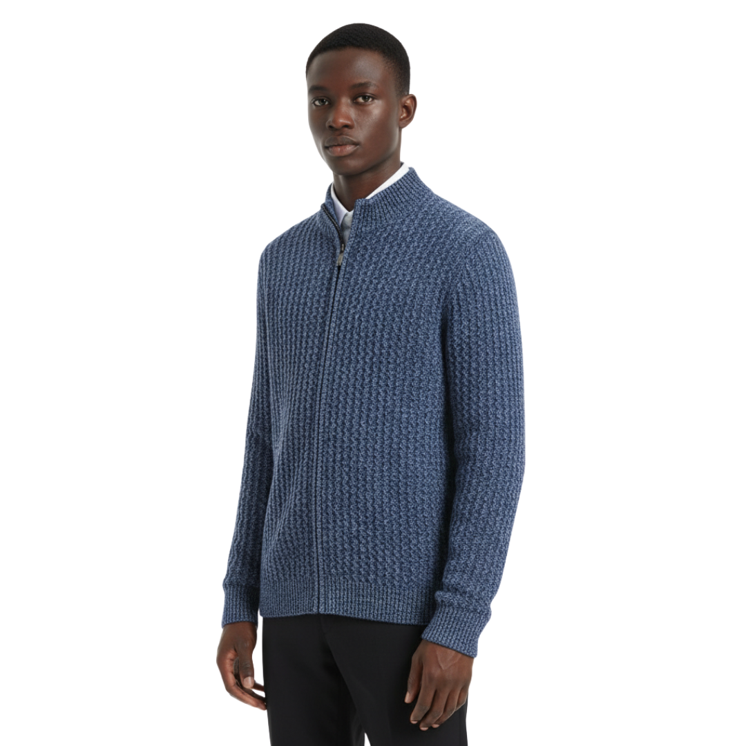 Sandridge Wollpullover mit Reißverschluss