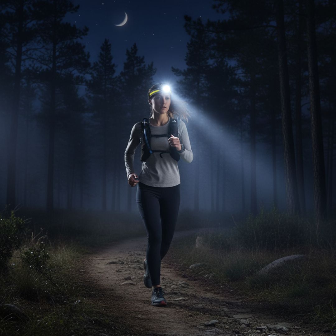 Rebolet | Profi Stirnlampe 1000 Lumen inkl. Rotlichtmodi