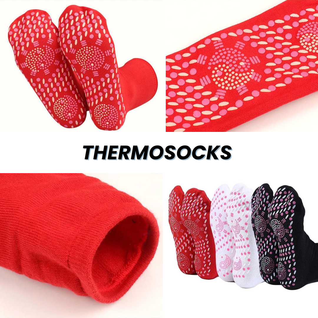Rebolet | 4er Set Thermosocks - Selbsterwärmende Thermosocken - Einheitsgröße