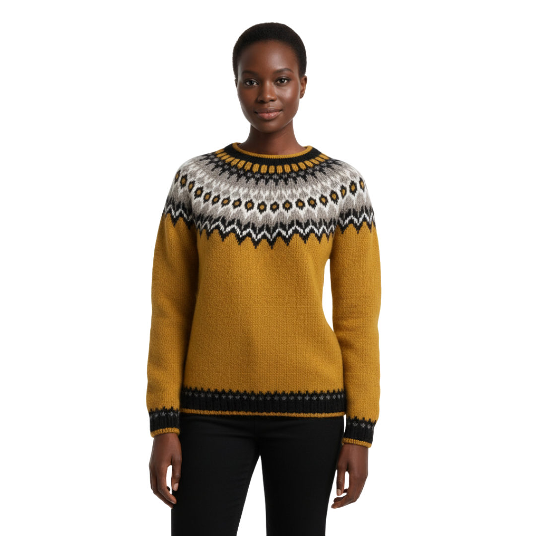 FrostLoom Nordischer Strickpullover