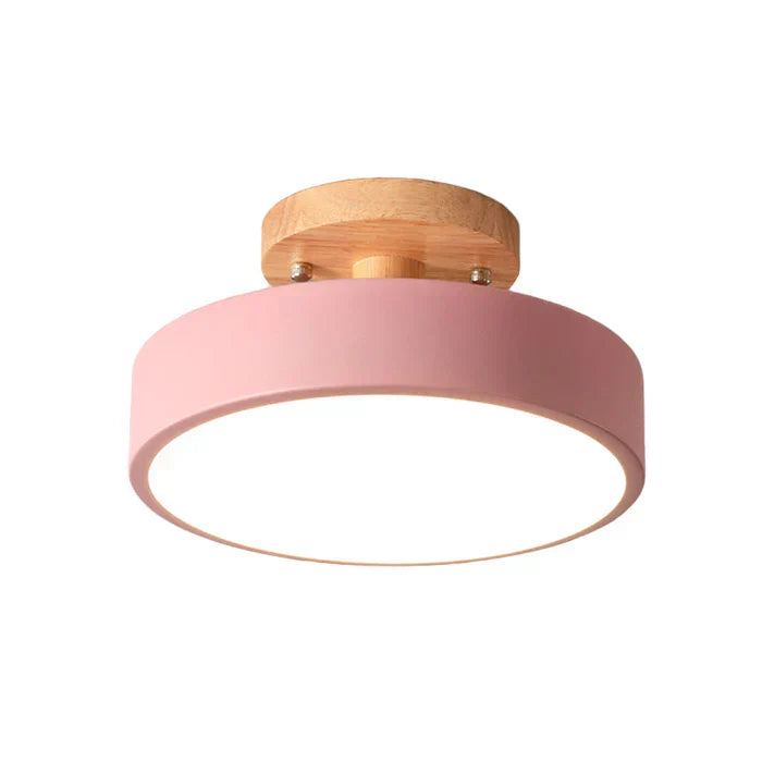 Rebolet | LumoNord – Skandinavische LED-Deckenleuchte Holz & Metall 39W