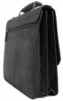 LEABAGS Gainsville Aktentasche l Laptoptasche 15 Zoll Ledertasche im Vintage Look l 29x11x30 cm