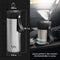 Thermobecher Kaffee To Go Kaffeebecher Edelstahl 360ml + Trageriemen & Tee-Infuser - Trinkbecher Cafe Tee Auslaufsicher BPA-frei | 6h Heiß 10h Kalt Vakuum-Isolierbecher Coffee Travel Mug Thermosbecher