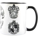 Harry Potter Tasse Hogwarts Wappen aus Porzellan, 320 ml