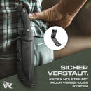 Wolfgangs IMPETUS Hochwertiges Outdoor Messer Feststehend aus feinstem 440C Stahl - Jagdmesser inkl. Kydex Holster - Survival Messer Outdoor das perfekte Überlebensmesser in der Wildnis (Silber)