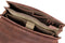 LEABAGS Tampa Leder-Umhängetasche I Laptoptasche 15 Zoll I Messenger Bag aus echtem Büffel-Leder I Aktentasche I Vintage Ledertasche I Bürotasche I Arbeitstasche I 39x32x 11,5cm I Muskat