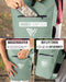 MIVELO 2in1 Fahrradtasche Gepäckträgertasche wasserdicht 100% PVC frei + Laptopfach + Schloss – Fahrrad Tasche für Gepäckträger 1 STK Mint