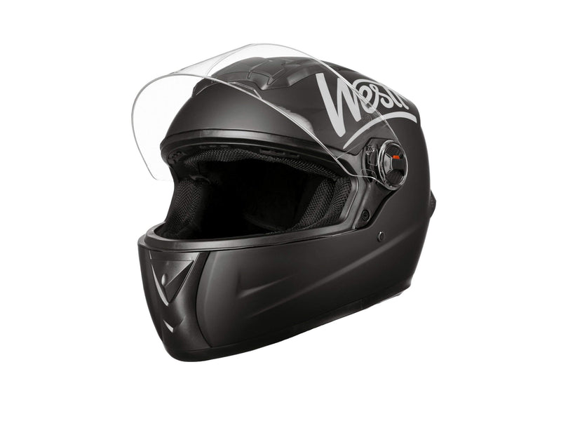 Westt Storm - Integralhelm Motorradhelm in Schwarzmatte · Roller Motorrad ECE