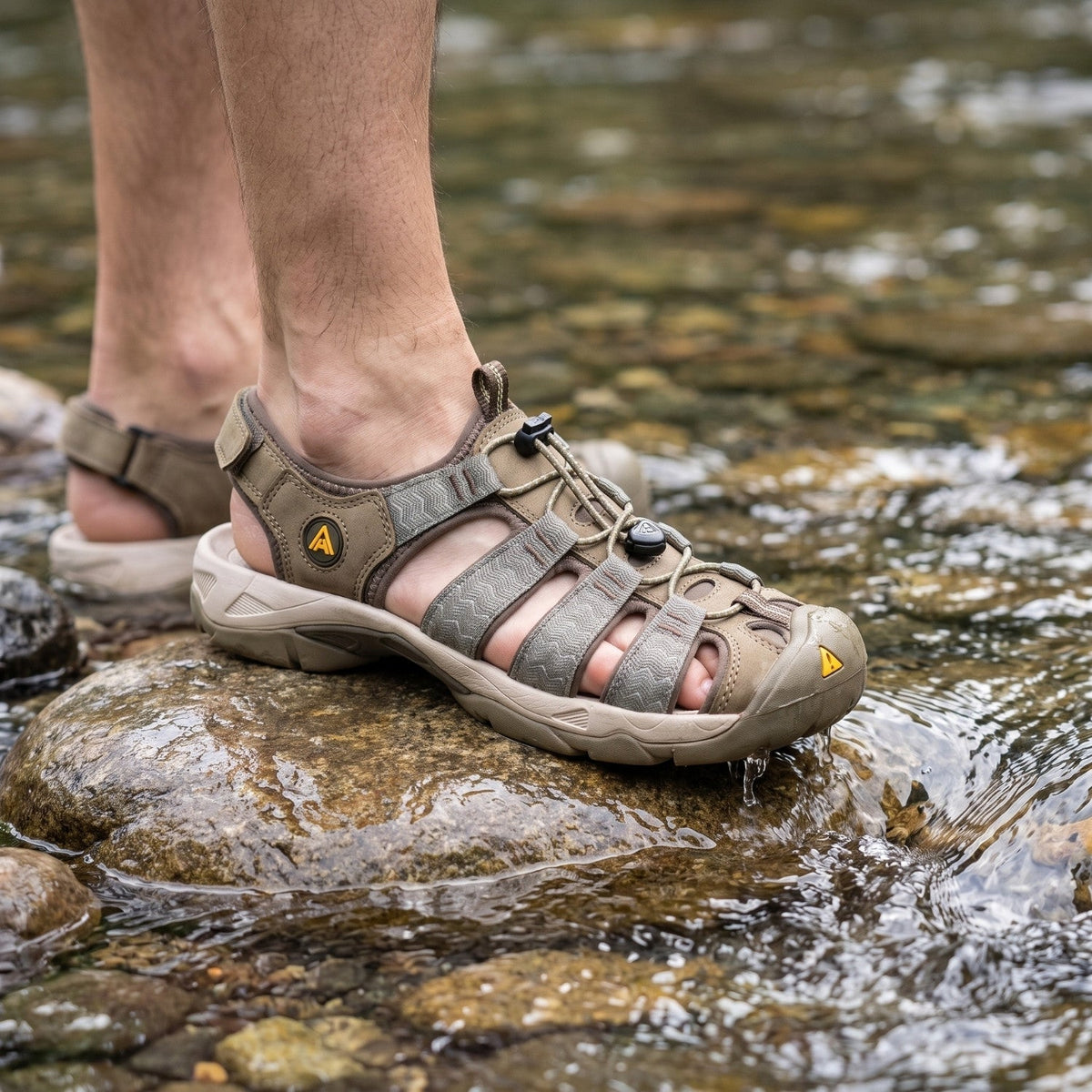 Herren Wandersandale geschlossener Zeh – Outdoor- und Wassersandale