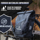 Forrider 2er Set Gepäckträgertasche Wasserdicht Fahrradtasche für Gepäckträger [2 x 27Liter] mit MagnetLock Schultergurt passt an jedes Fahrrad