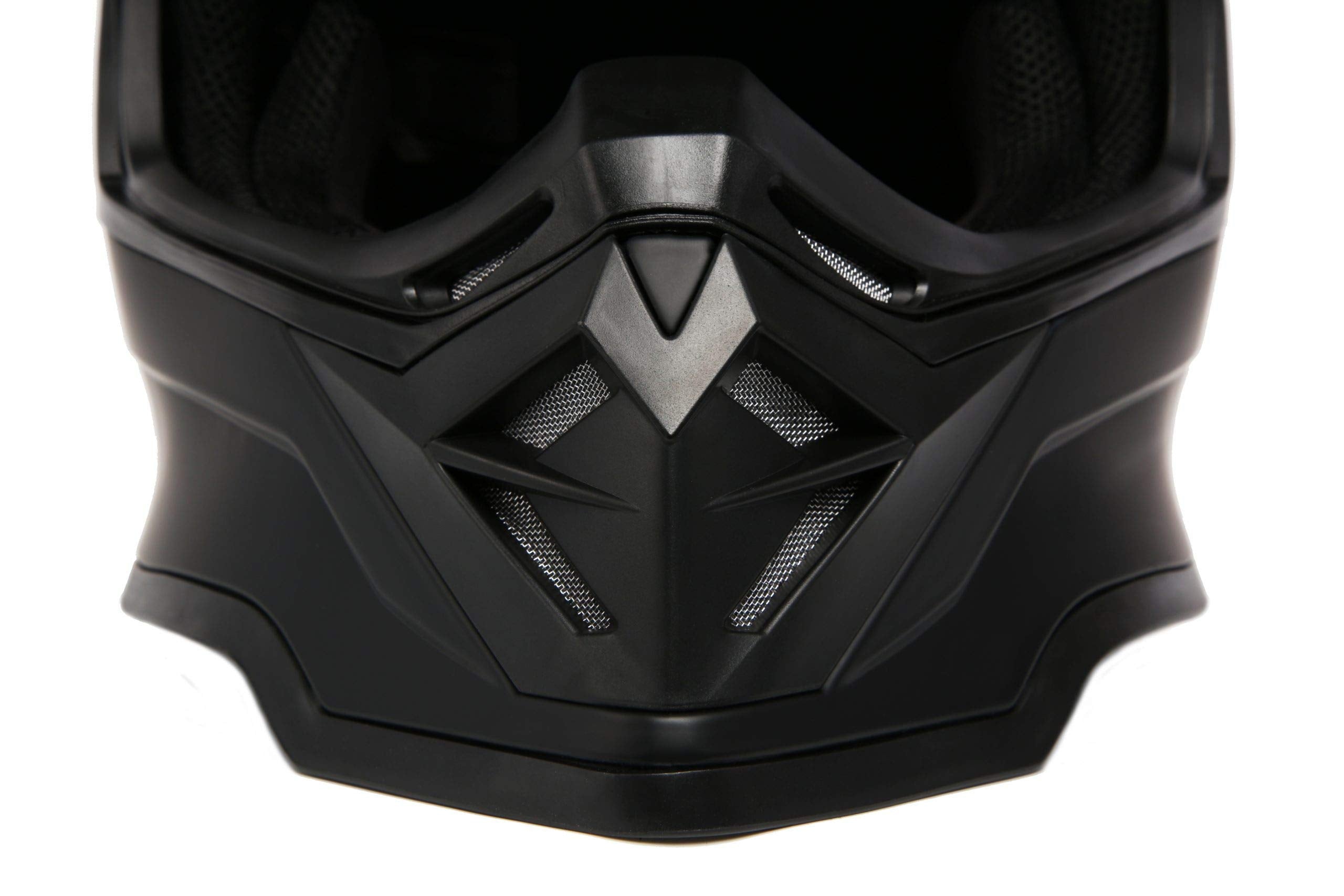 WESTT Cross Motorrad-Helm I Motocross-Helm I Motorradhelm schwarz-matt I Motocross-Helm mit Visier I Cross-Helm-Herren I Fullface-Helm I MTB-Helm I Quad-Helm I ECE Zertifiziert I Größe S