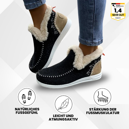 Rebolet | OrthoComfy - ergonomischer schmerzlindernder Komfortschuh - Plüschgefüttert