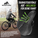 MUNATURA Fahrradsattel mit Memory Foam und Federung – Fahrradsattel Herren bequem – Ergonomischer und Wasserdichter Fahrrad Sattel - Fahrradsattel Damen