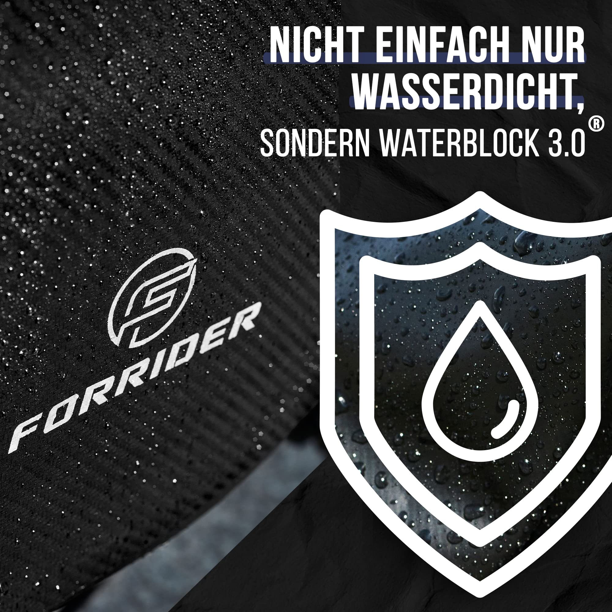 Forrider 2er Set Fahrradtaschen für Gepäckträger Wasserdicht Reflektierend | Gepäckträgertaschen 44L | Sattel Tasche fürs Fahrrad zum Einkaufen