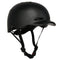 Westt Urban Herren Damen Kinder Fahrradhelm Skaterhelm BMX Helm mit Licht atmungsaktiv, schwarz, Einheitsgröße (58-60cm)