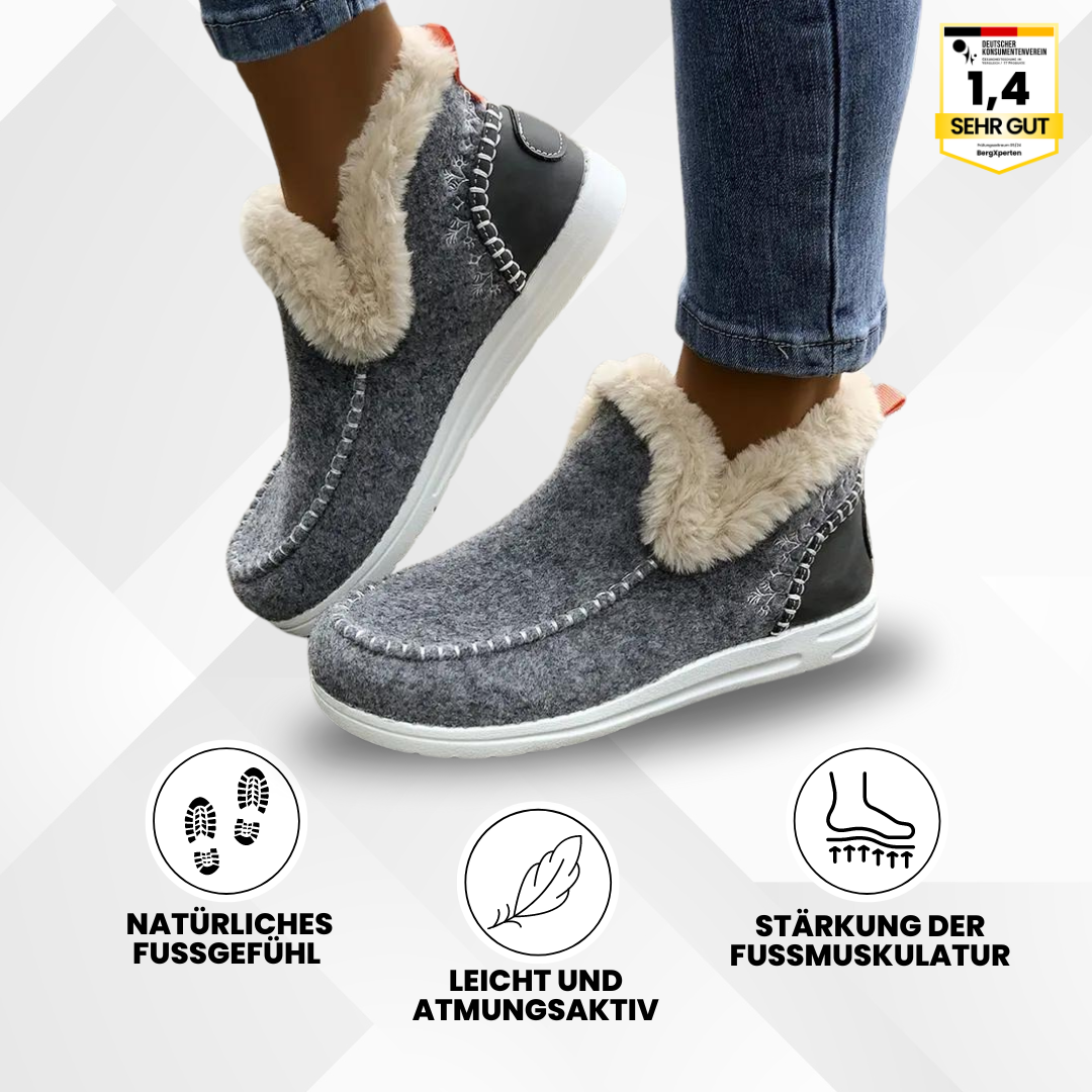 Rebolet | OrthoComfy - ergonomischer schmerzlindernder Komfortschuh - Plüschgefüttert
