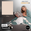 elmas home® Baumwolldecke 100% natürliche Baumwolle | 200x240cm XXL Tagesdecke | Premium Sommerdecke als Sofaüberwurf, Wohndecke (Fischgrätmuster, Opal Grün)