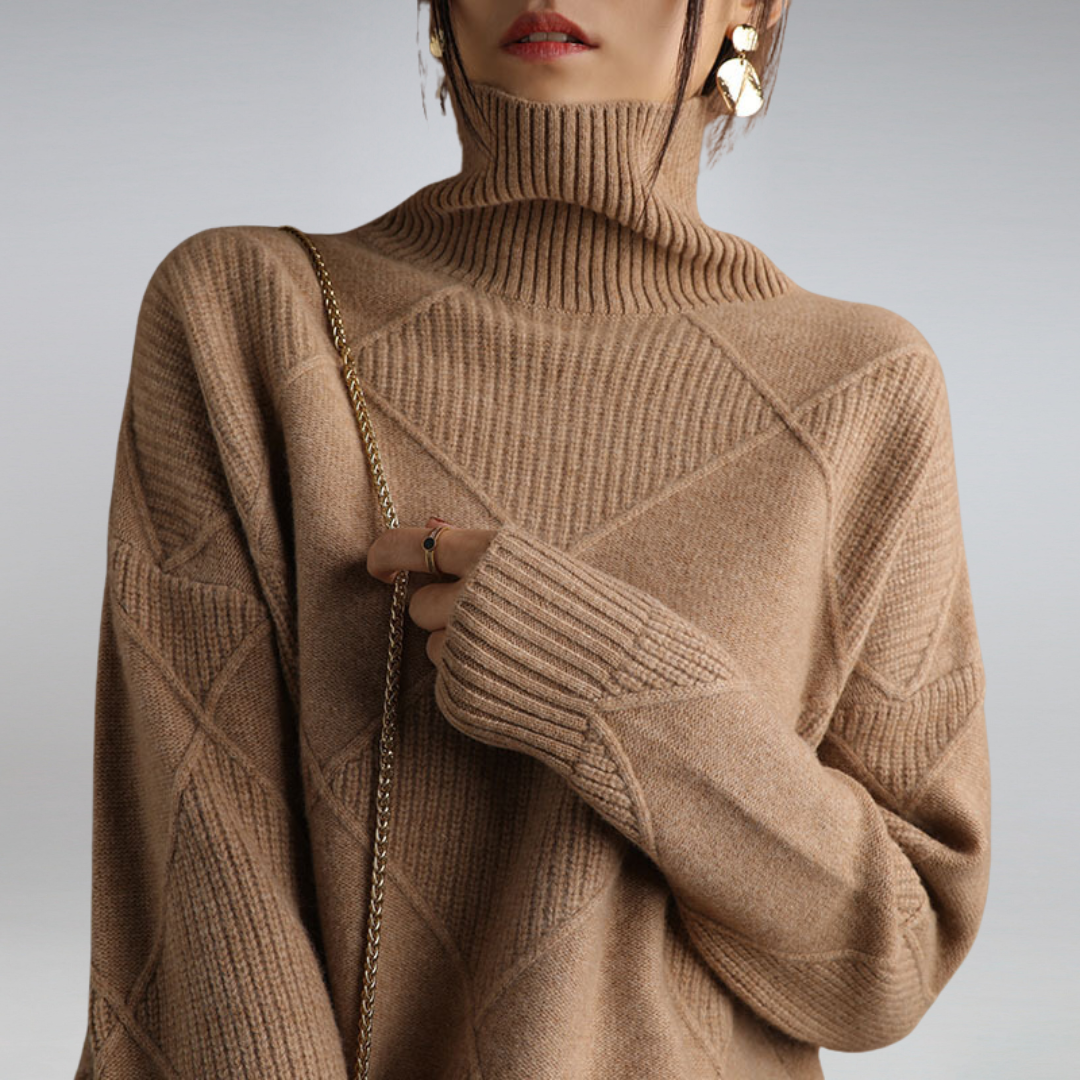 Rebolet | Kuscheliger Kaschmir Damen Rollkragenpullover